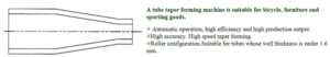 เครื่องตีเรียวปลายท่อ/swaging machine (automatic type)