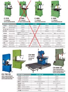 vertine universel band sawing machine/เครื่องเลื่อยแม่พิมพ์/ เลื่อยสายพานแนวตั้ง