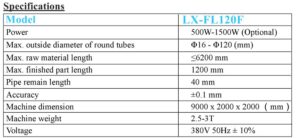 เครื่องตัดท่อเลเซอร์/Laser Pipe Cutting Machine with Auto Loading+Unloading เครื่องตัดท่อเลเซอร์/laser pipe cutting machine with auto loading+unloading