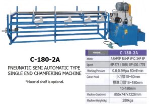 เครื่องลบมุมข้างเดียว/ chamfering machine 1 side