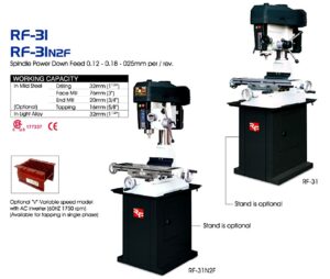 MILLING & DRILLING MACHINE / เครื่องเจาะมิลลิ่ง (BELT TYPE) milling & drilling machine / เครื่องเจาะมิลลิ่ง (belt type)