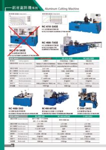 aluminum cutting machine / เครื่องตัดอลูมิเนียม