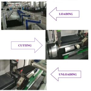เครื่องตัดท่อเลเซอร์/Laser Pipe Cutting Machine with Auto Loading+Unloading เครื่องตัดท่อเลเซอร์/laser pipe cutting machine with auto loading+unloading