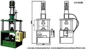 HYDRAULIC RIVETING MACHINE/เครื่องย้ำหัวรีเวทระบบไฮโดรลิคสี่เสา hydraulic riveting machine/เครื่องย้ำหัวรีเวทระบบไฮโดรลิคสี่เสา
